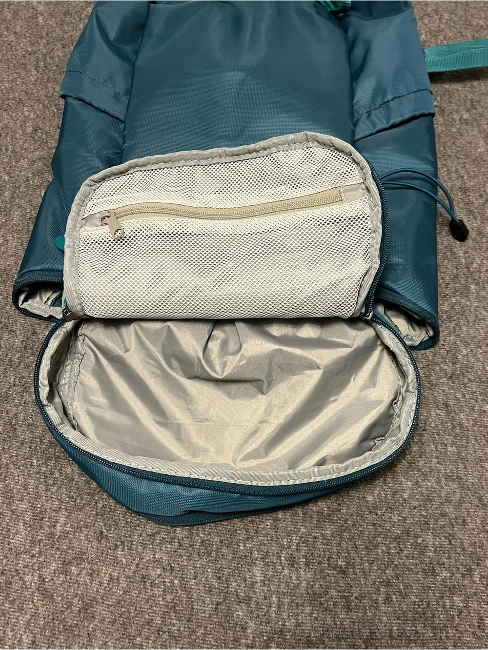 Embark Hiking Backpack Teal Aqua Padded Outdoor Daypack Travel Bag